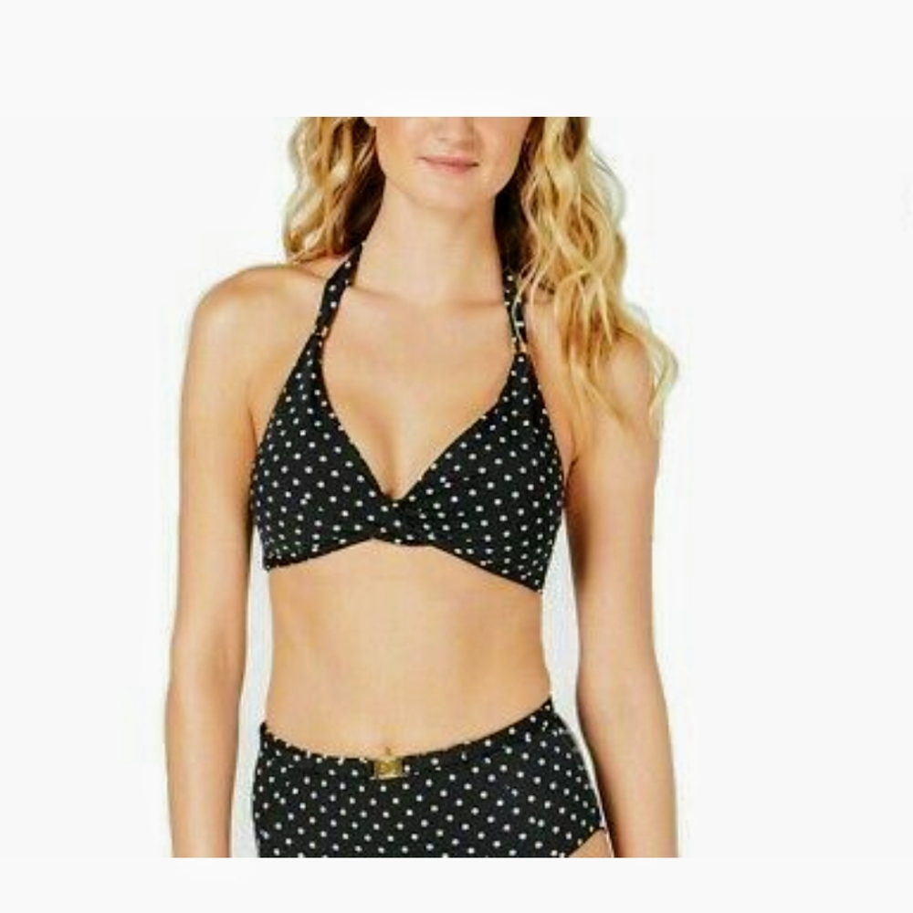 Ralph Lauren Black Polka Dot Bikini